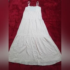 White Tiered Maxi Skirt for Resort Wear